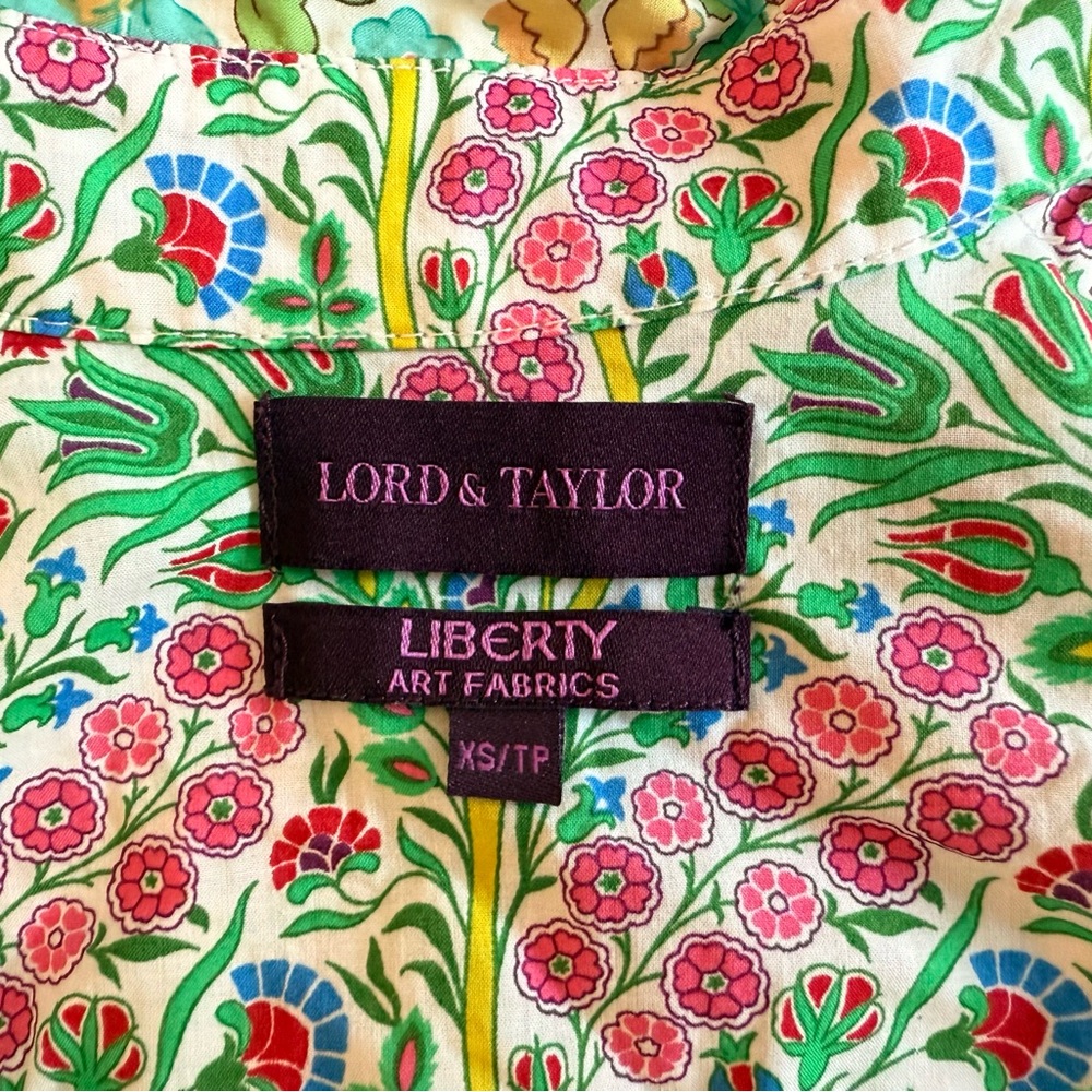 Lord & Taylor Blouse in Liberty Art Fabric Floral Print
